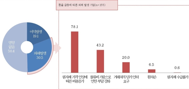 환율급등이 수출 호기라지만 중기 발목잡는 리스크 환율급등이 수출 호기라지만 중기 발목잡는 리스크