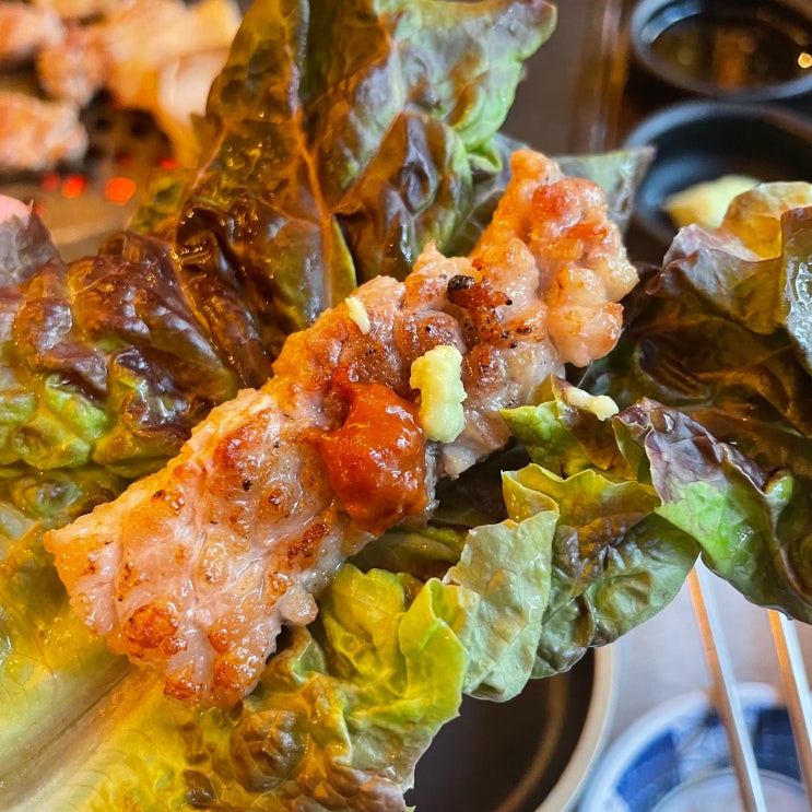 [뚝섬 맛집] 꽃삼겹이 맛있는 성수 맛집 '홍화돈'