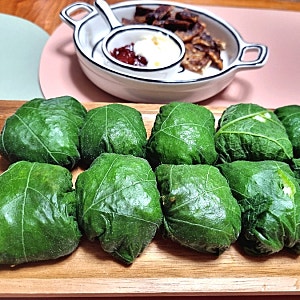 호박잎쌈/ 호박잎다듬기-호박잎찌기-호박잎오랫동안보관하기