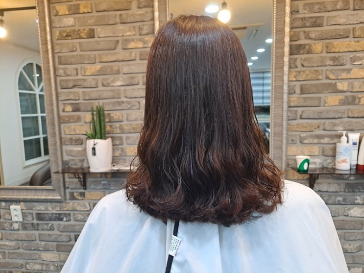 상인동머리잘하는곳!! 헤어샵추천 여자중단발S컬펌 여자웨이브펌 여자일반펌 여자러블리펌 여자모카브라운염색