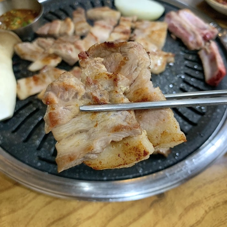 거제 아주동 고깃집 삼오정참숯숯불갈비, 저 생갈비 처음 먹어보는데 맛집이네요