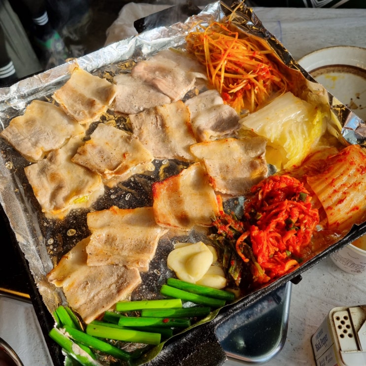  하남 미사 냉동삼겹살 맛집 잠수교집 밑반찬 맛집 솔직후기