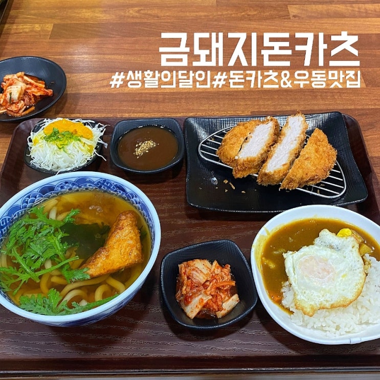  울산 남구 달동 맛집/돈카츠 세트가 푸짐한 생활의달인 출연 식당 금돼지돈카츠!