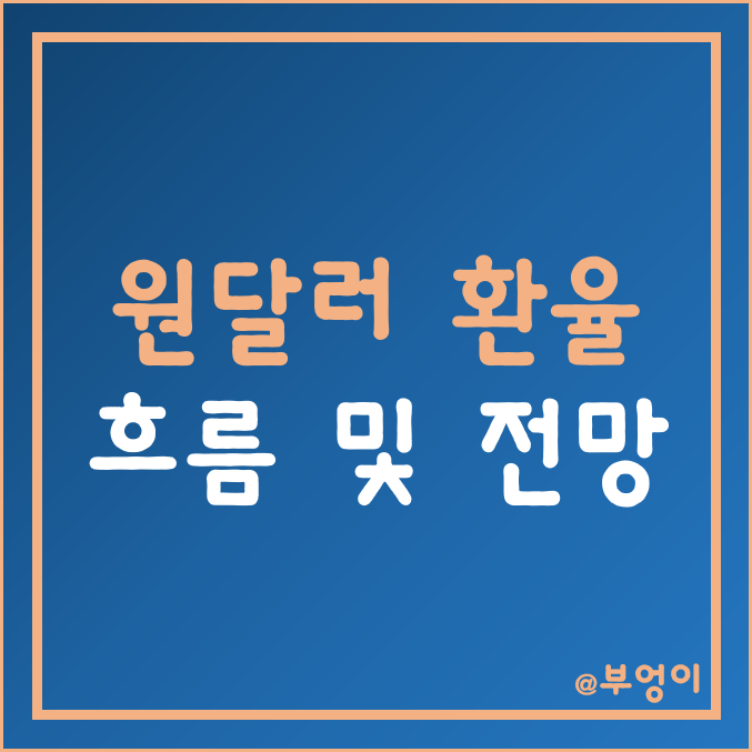 원달러 환율 전망 및 역대 흐름/역사