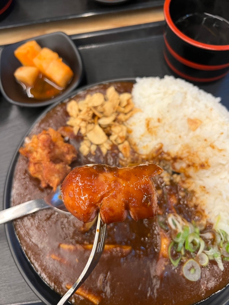  상일동 그라시움 아르테온 근처  매운 카레  맛집 - 아비꼬 상일역점 :: 허브치킨카레라이스, 허브치킨하야시