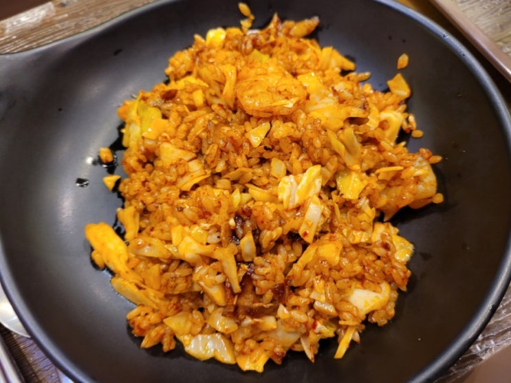  기장신세계아울렛 푸드코트 맛집 면식가 모둠철판볶음밥 후기