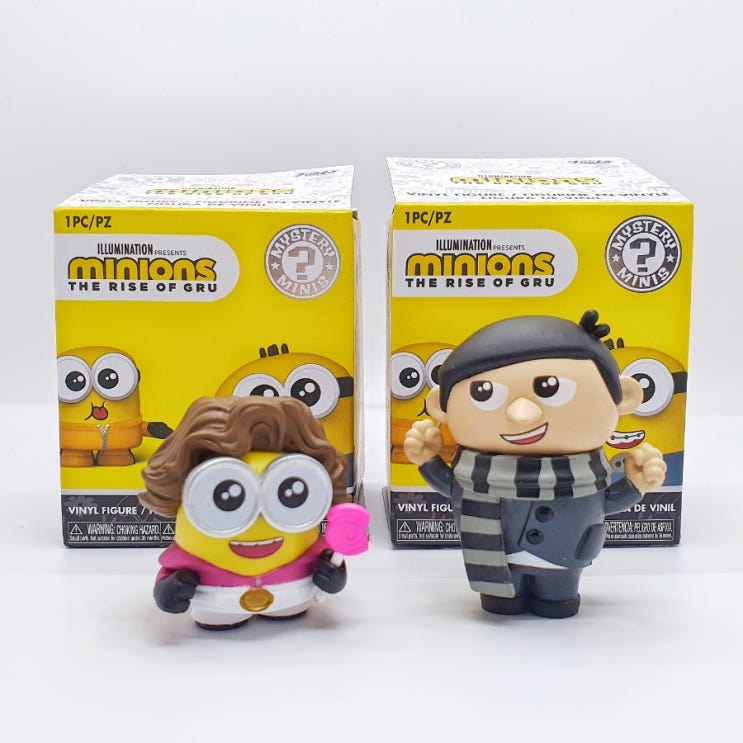 [Funko / 펀코] MYSTERY MINIS MINIONS: THE RISE OF GRU 미니언즈 가챠!