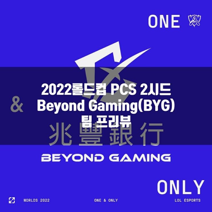 롤 BYG, 2022롤드컵 PCS 2시드팀 프리뷰 롤 BYG, 2022롤드컵 PCS 2시드팀 프리뷰
