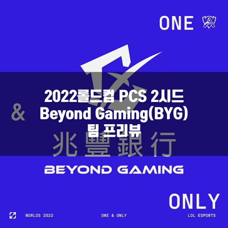 롤 BYG, 2022롤드컵 PCS 2시드팀 프리뷰