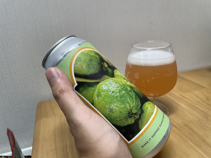  이블 트윈 브루잉, 메이크 잇 호프드 구아바 바이세(Make it hopped Guava Weisse) 미국 수제 맥주 후기