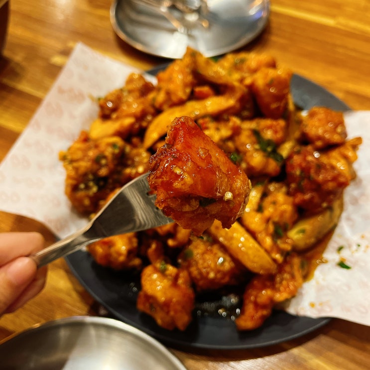  제기동 맛집 60계치킨 순살 고추치킨 깔끔하고 맛있네요(메뉴/가격)