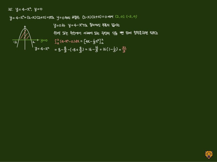 미적분학 Calculus) 이차함수의 넓이 미적분학 Calculus) 이차함수의 넓이