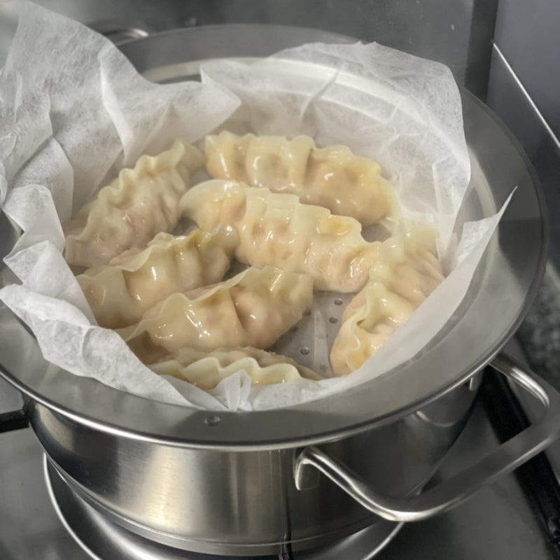 요시카와 스텐 찜기로 찐만두 만들어 먹었어요