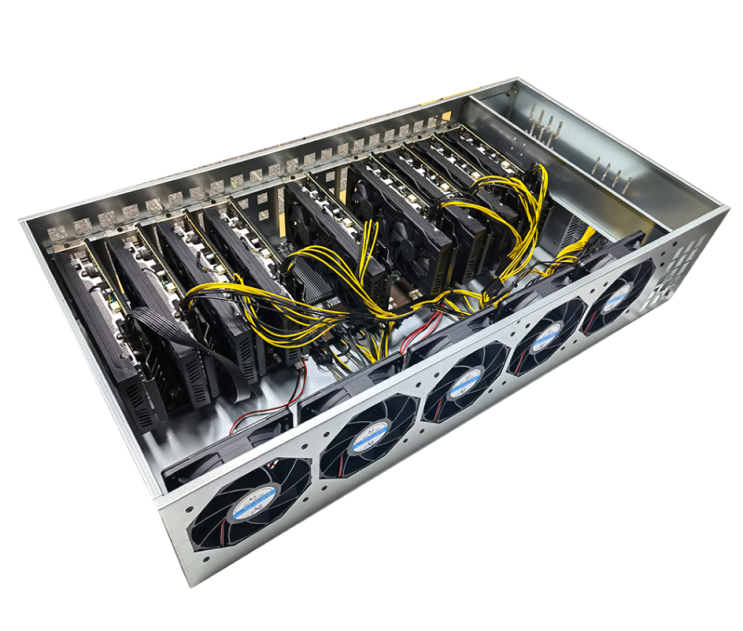  채굴 9 way 메인보드 16x PCIE 지원 내돈내산 솔직 후기 (Mining 9way, 3060 mainboard, x79 9 GPU)