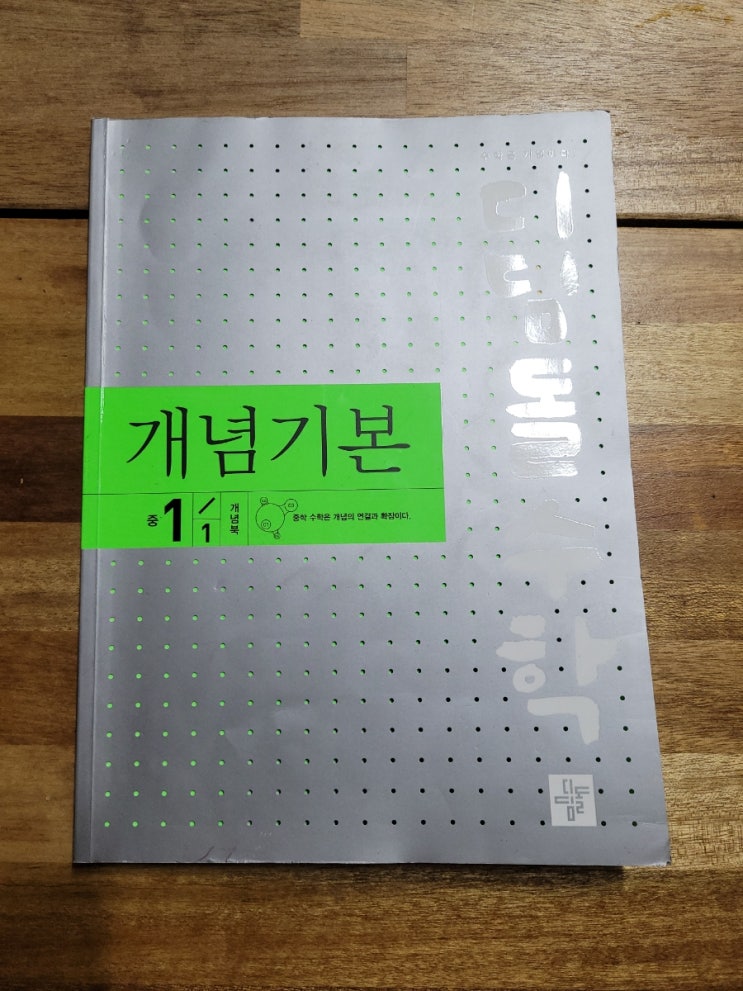  초6 수학홈스쿨 모모와 함께하는 중등수학! 디딤돌 개념기본 중 1-1 개념북 완북!!