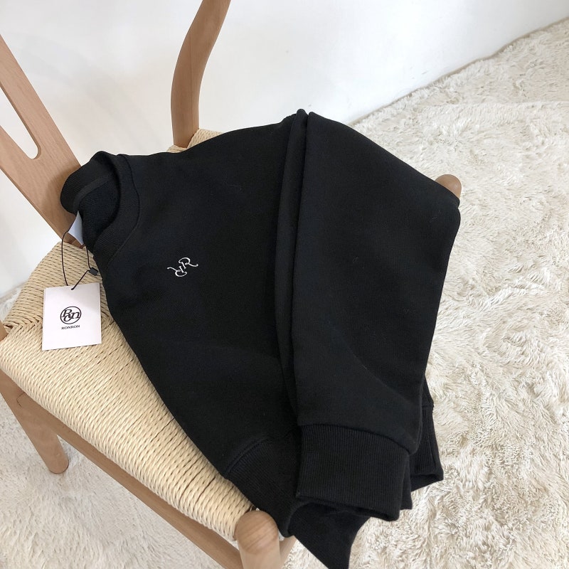 [쇼핑] 론론 맨투맨 여성 브이넥 크롭 맨투맨 후기 ronron v neck crop sweatshirt