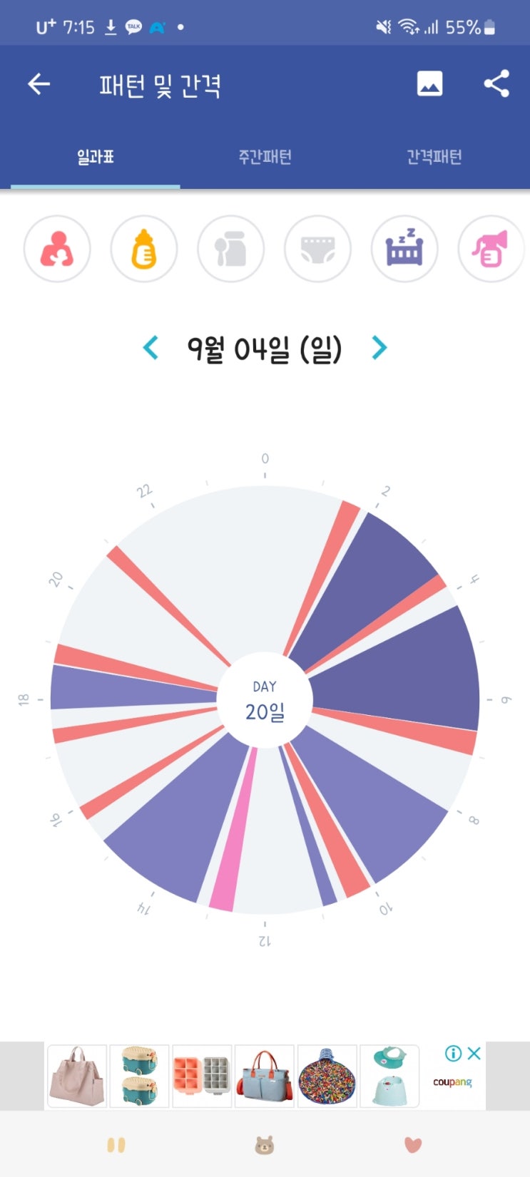  육아일기2_채윤이 일과 기록(9/4-9/12)