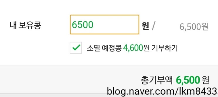  해피빈 기부/블로그 글쓰고 콩기부해요