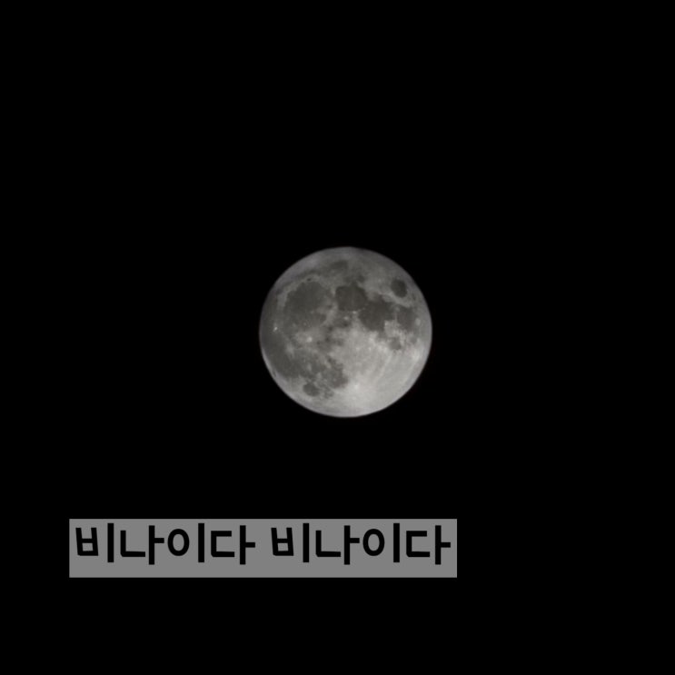 100년만의 둥글고 큰 보름달 # 추석 한가위 달구경