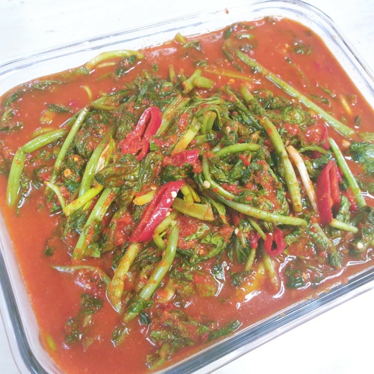  그냥 열무김치
