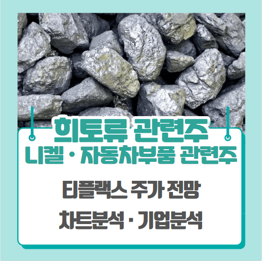  희토류 관련주, 니켈 관련주, 원자력 관련주 (티플랙스 주가 전망 차트분석)