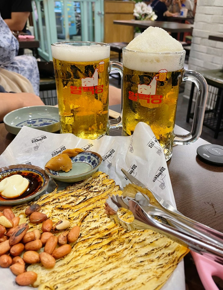  [얼맥당] 시원한 맥주칩 올려주는 sns각 맥주집 얼맥당 면목점