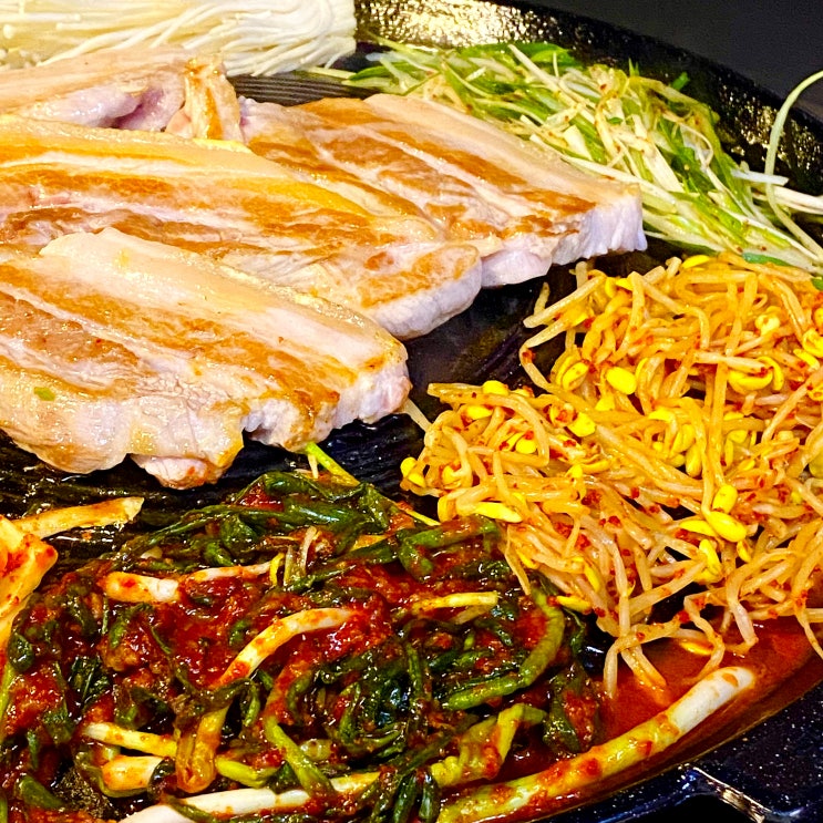 광주 운암동 맛집 :: 팔도솥뚜껑삼겹살 파김치에 오겹살은 못참지