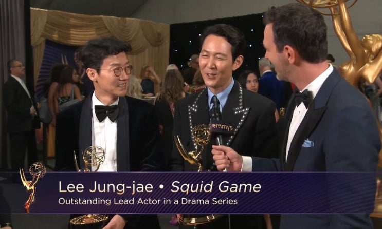 <b>오징어게임 에미상</b> 감독상 남우주연상 6관왕!