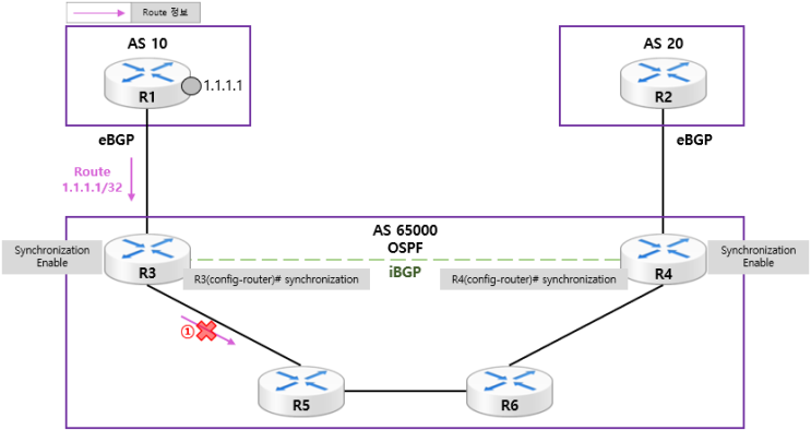  [BGP] BGP IGP Synchronization Issue