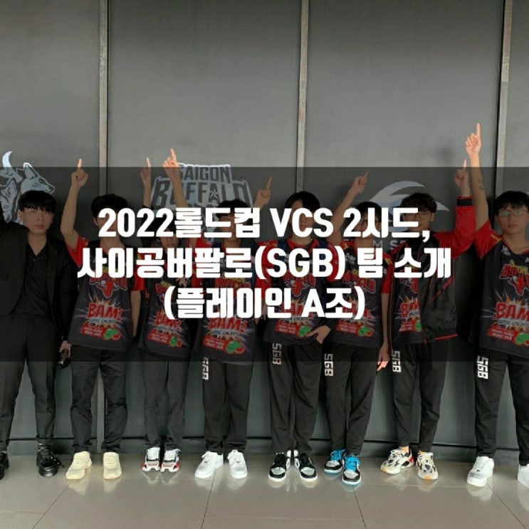 롤 SGB(사이공버팔로), 2022롤드컵 VCS 2시드(플인B)팀 프리뷰