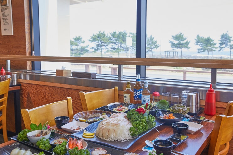  제주 남원 맛집 코스로 즐긴 활어회 정식 [해선락와사비]