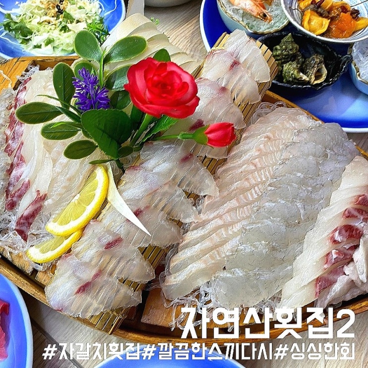  부산 남포동 자갈치 회 맛집/상차림이 깔끔한 개별룸 식당 자연산횟집2!