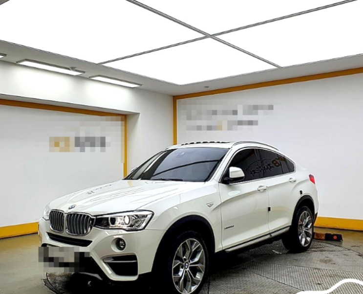 bmw x4 중고 중심이 잘 잡혔네