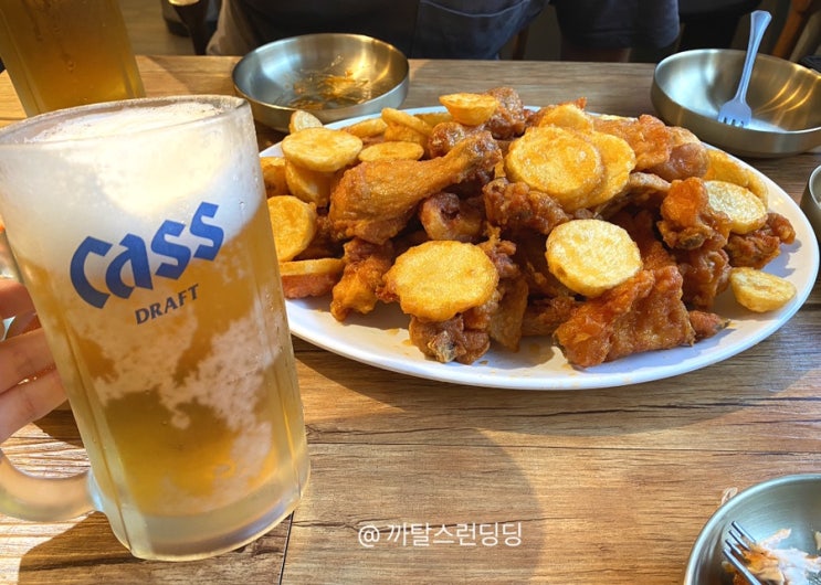  [시흥/하중동] 가성비 좋고 푸짐한 "간장마늘두마리치킨" 「신가네불닭」 연성맛집 추천️