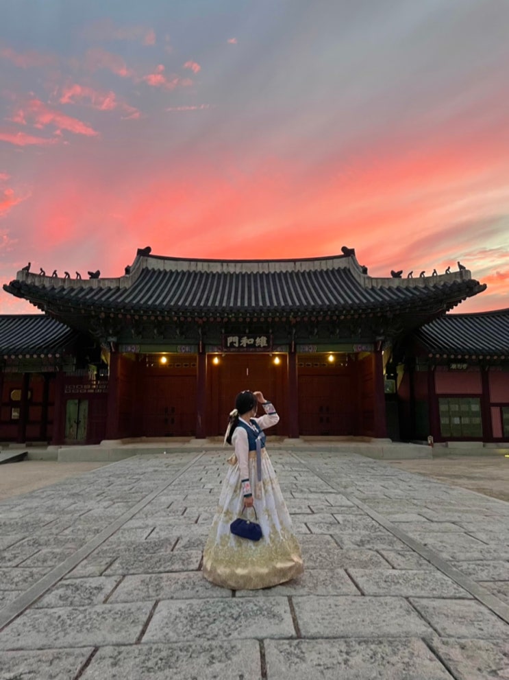  [서울 여행] 한복 무료입장 경복궁 야간관람 / 참한복