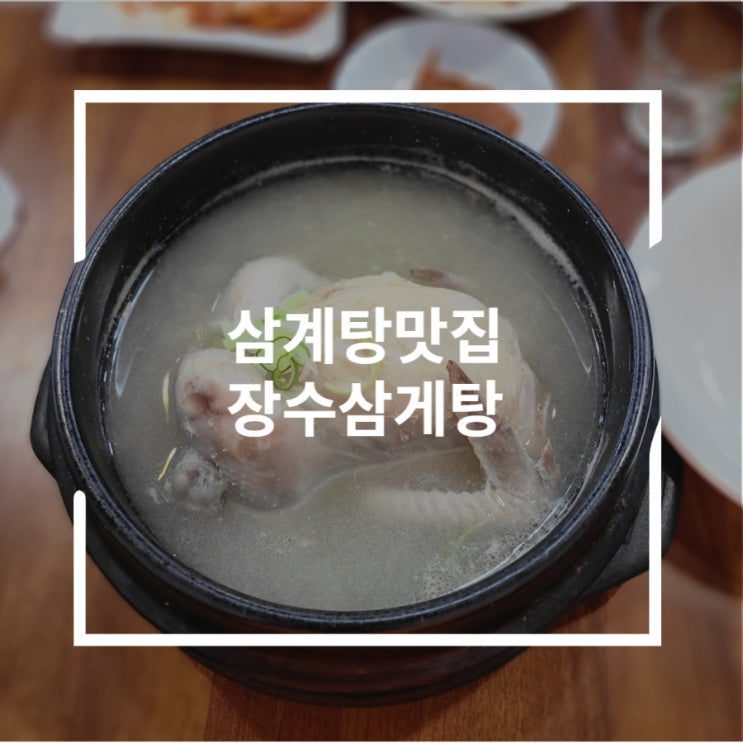  삼계탕맛집 깔끔한 국물로 든든한 저녁 독산동맛집 장수삼계탕
