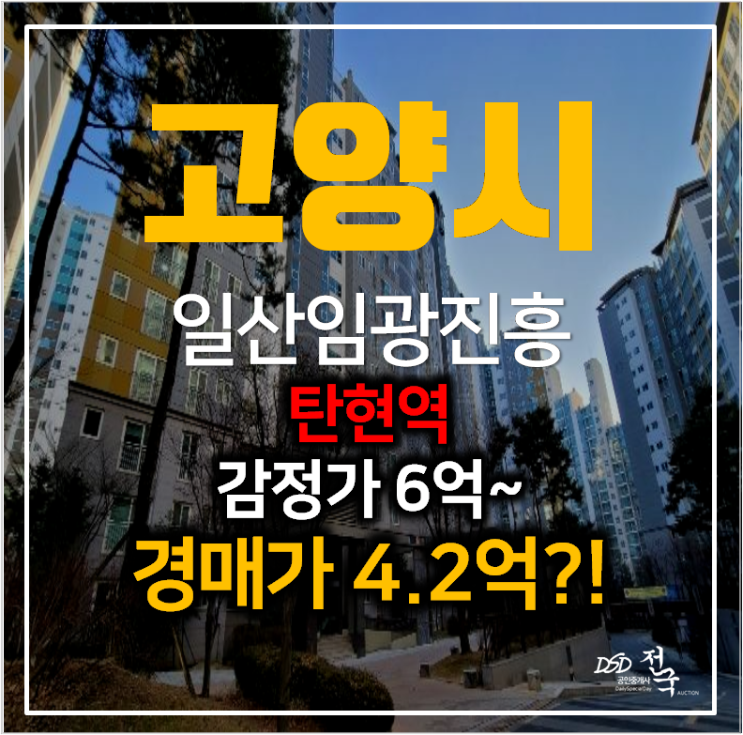 일산아파트경매 탄현 일산임광진흥 아파트 46평형 탄현역