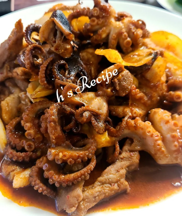고기 듬뿍,맛있게 매콤! 초간단 쭈꾸미볶음/쭈삼 레시피(+송쭈집 연평도 쭈꾸미) 고기 듬뿍,맛있게 매콤! 초간단 쭈꾸미볶음/쭈삼 레시피(+송쭈집 연평도 쭈꾸미)