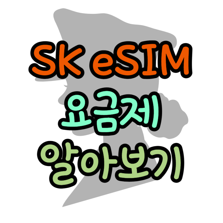 SK eSIM 요금제 마이투넘버 왜 단독개통은 안될까