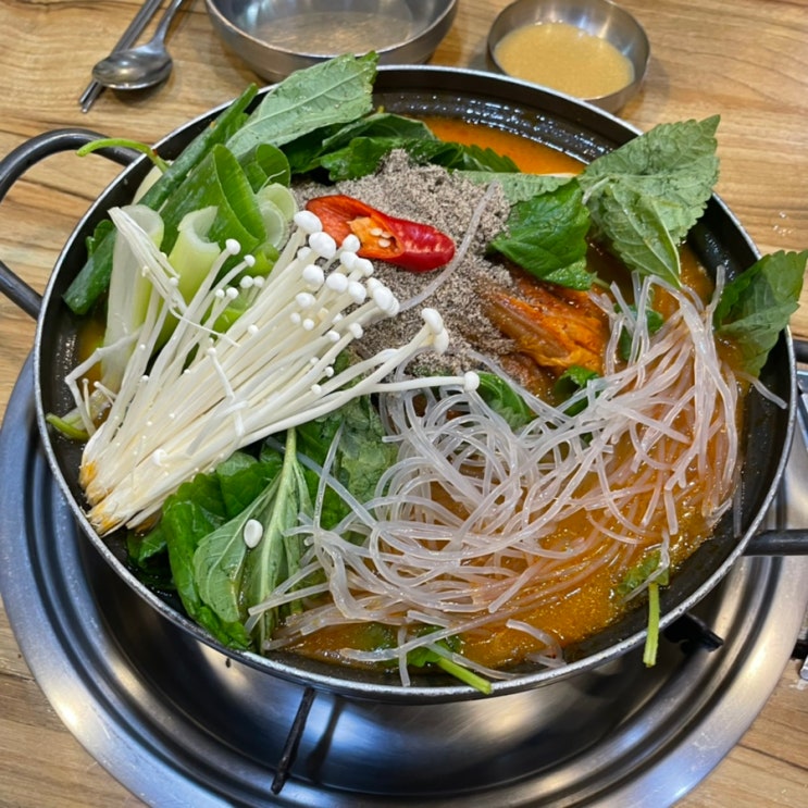  [산본] 천인감자탕 : 감자탕을 먹는데 고르곤졸라 피자가 나온다?