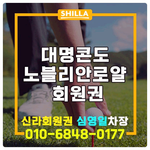 대명콘도노블리안로얄회원권 초특급 혜택정리