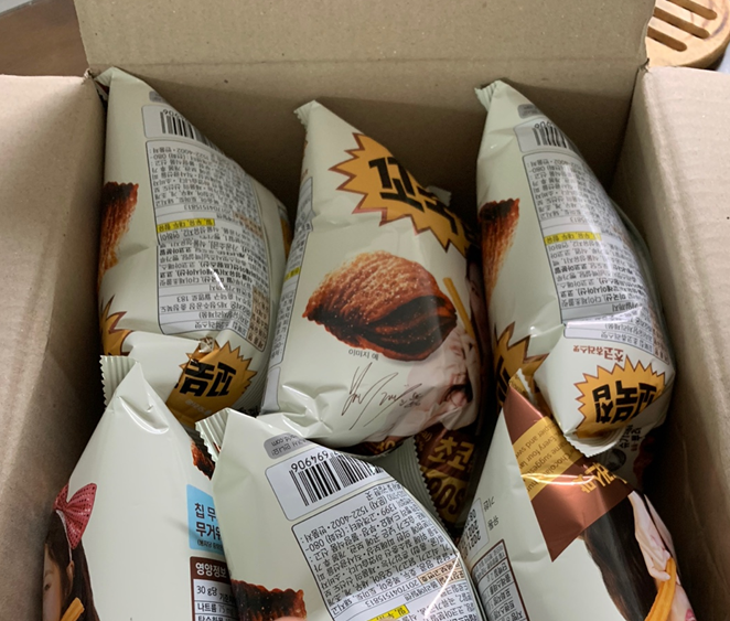  꼬북칩 초코츄러스 한박스 택배로ㅎ