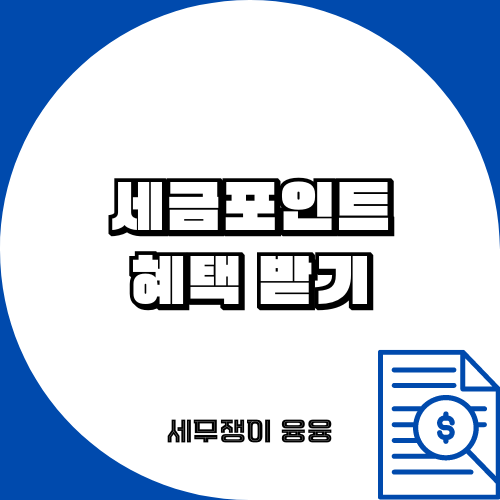 세금포인트로 혜택 받기