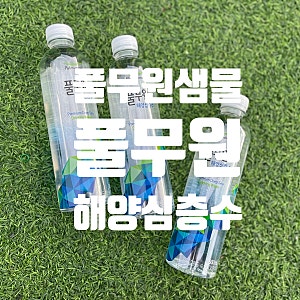 풀무원 해양심층수 물 많이 마시기 프로젝트 도전
