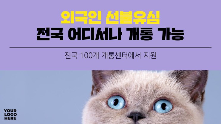  외국인 선불유심 개통 전국 어디서나 가능