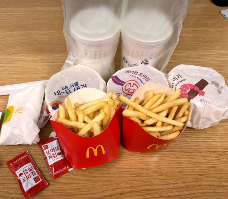  우만동 맥도날드 수원화성DT점 서울대작전 햄버거