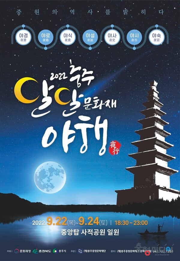  ‘중원의 역사를 밝히다’ 2022 충주문화재야행 개최