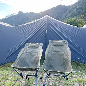마운트리버투스텝 와이드체어 캠핑의자 릴렉스체어 내돈내산