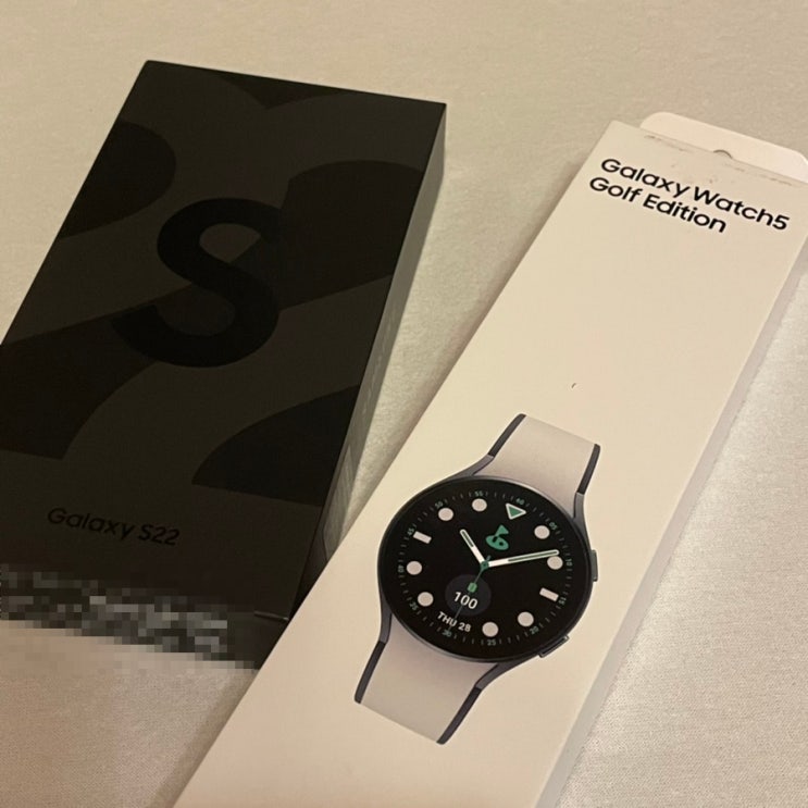  [Galaxy Seriese] 갤럭시 S22/갤럭시 워치5 골프에디션/버즈2 개봉기!