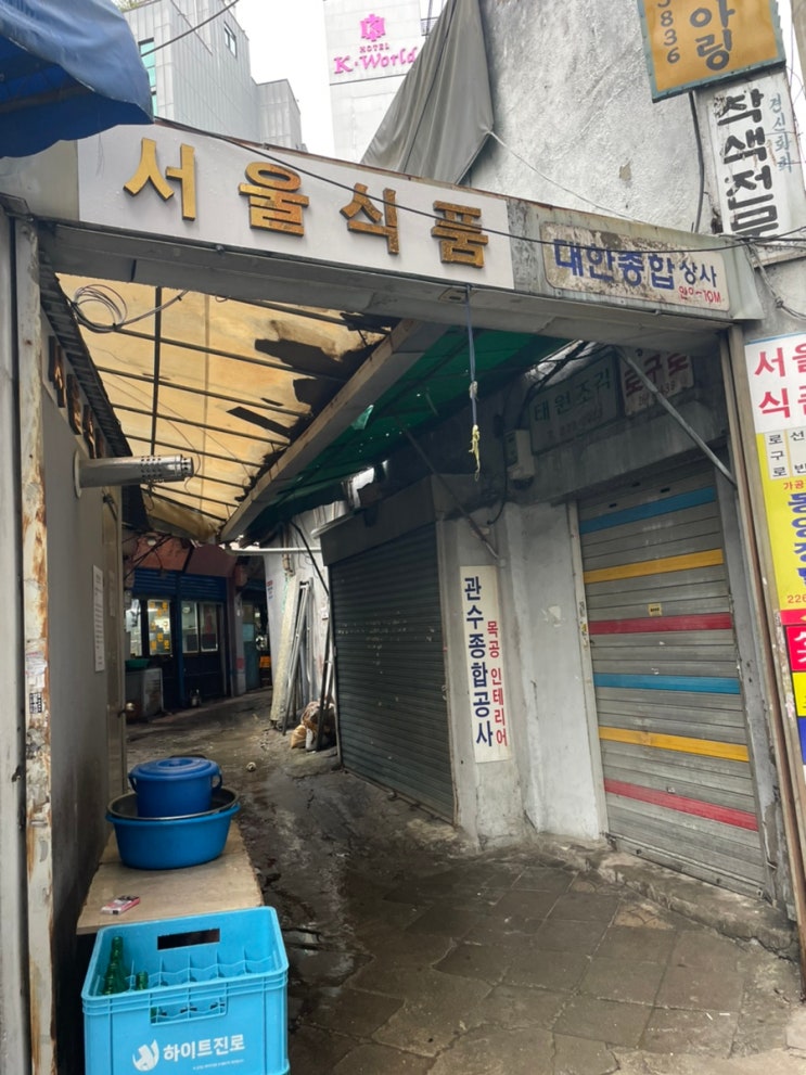  [종로/을지로] 서울식품 내돈내산, 을지로 가맥집 (+화장실 위치)